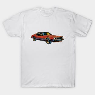 Vintage Sports Car 1980 - Isolated T-Shirt